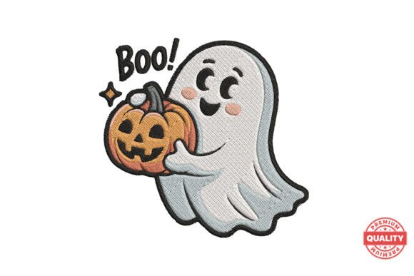 Boo Ghost with Pumpkin Embroidery Review