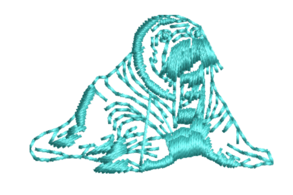 Cute Sea Animal Embroidery for Personalized Gifts