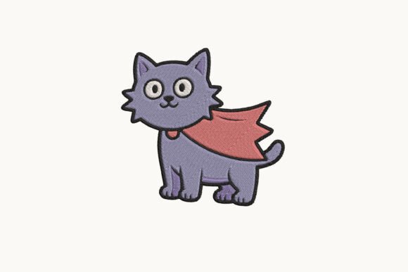 Cute Super Cat Embroidery Design Review