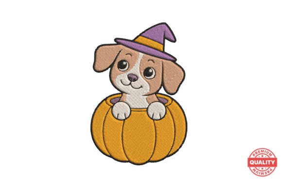 Halloween Puppy in Pumpkin Embroidery Review