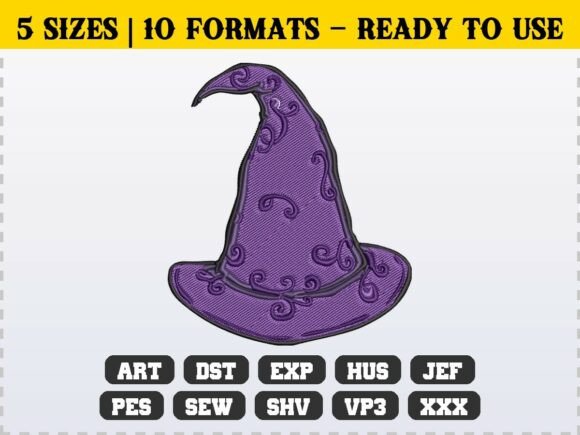 Halloween Witch Hat Embroidery Design Review