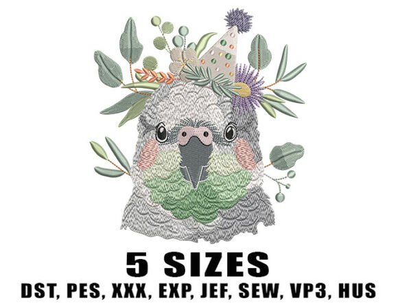 Party Parrot Embroidery Review for Seasonal Use