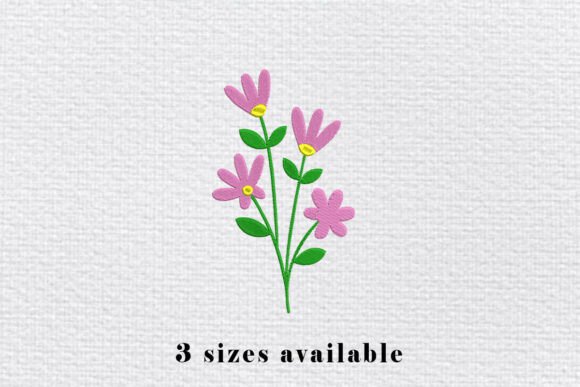 Pink Floral Bouquet Embroidery Review