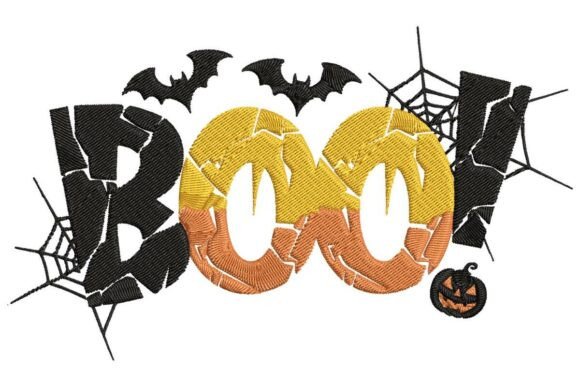 Spooky Halloween BOO Embroidery Design Review