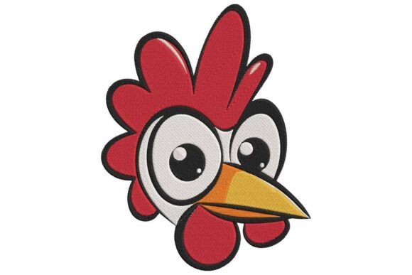 Zany Rooster Head Embroidery Design Review